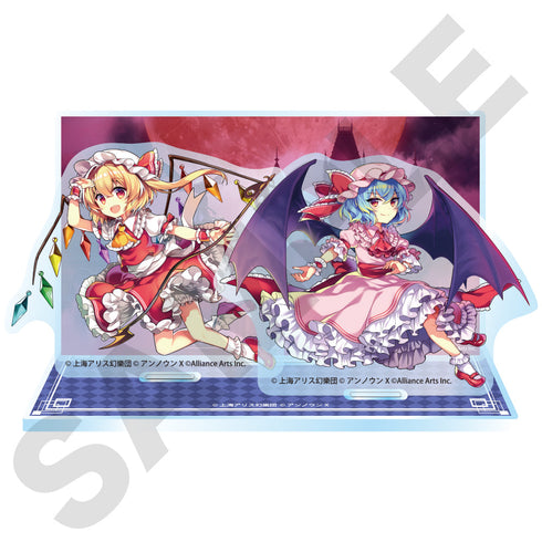 『東方ダンマクカグラ ファンタジア・ロスト』アクリルジオラマ レミリア&フランドール